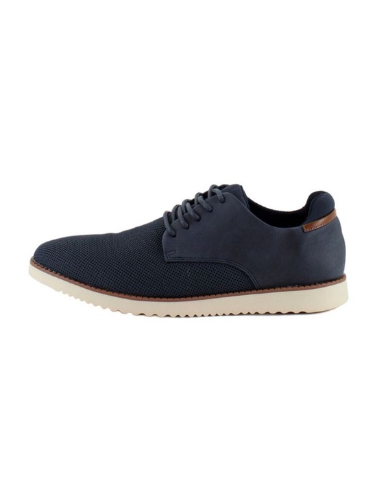 New NIB Men\'s Navy Sync Knit Casual Lace-Up Oxford Shoes Sz 13 $85 main image 3